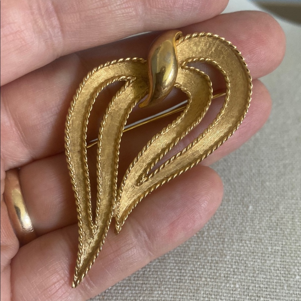Vintage Marcel Boucher Gold Brooch